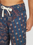 Kantha Print Pants in Blue