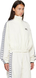 Balenciaga Off-White Techno Cotton Poplin Track Jacket
