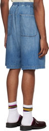 nanamica Indigo Work Denim Shorts