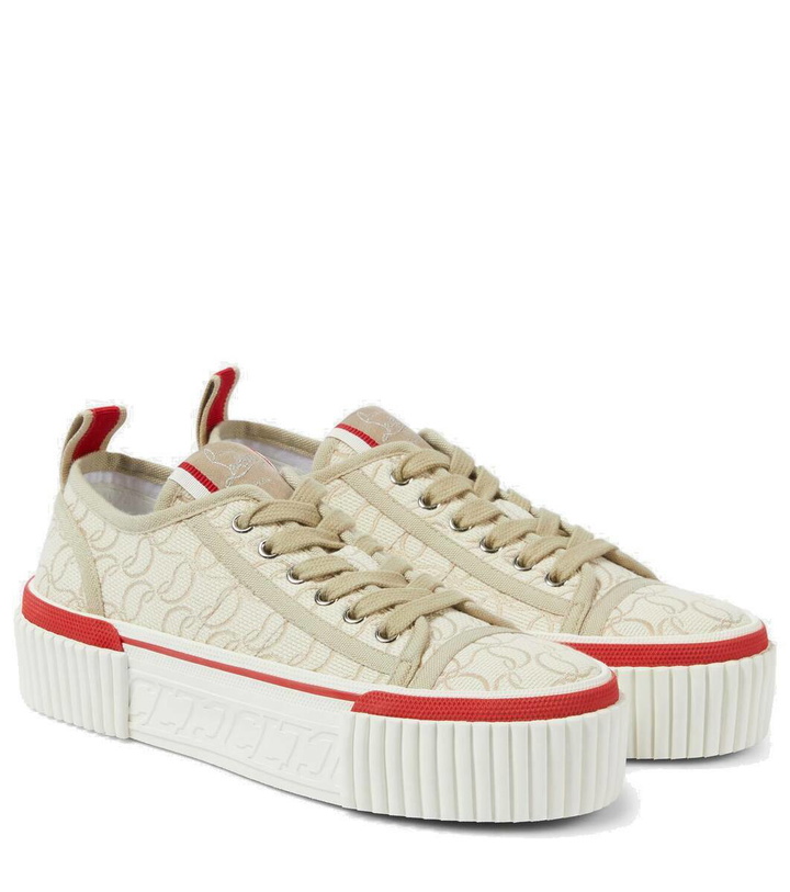 Photo: Christian Louboutin Super Pedro CL platform sneakers