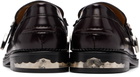 Toga Virilis SSENSE Exclusive Burgundy Metal Loafers
