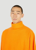 High Neck Sweater in Orange