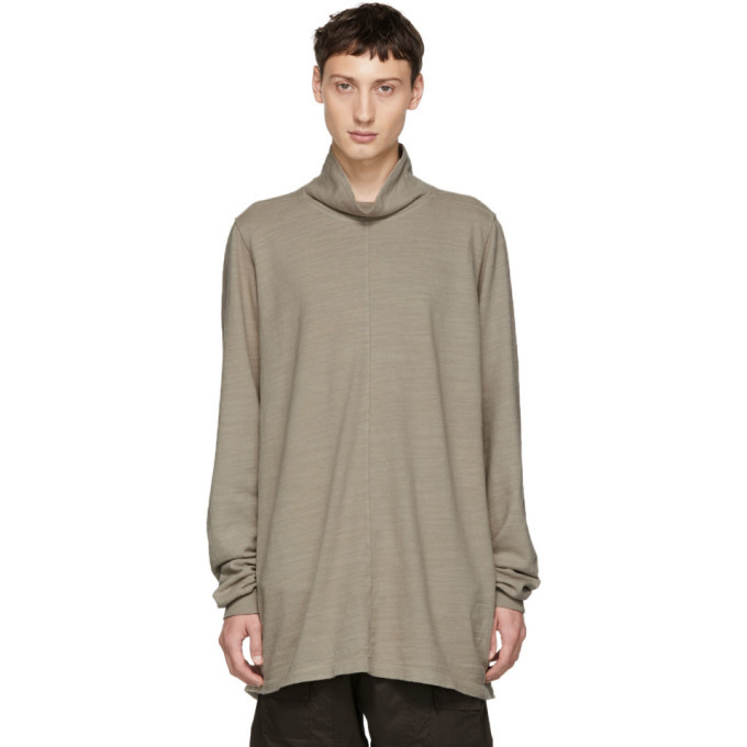 Photo: Rick Owens Drkshdw Grey Surf Turtleneck