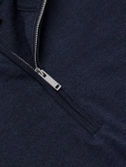Incotex - Incotex Zanone Flexwool Half-Zip Sweater - Blue