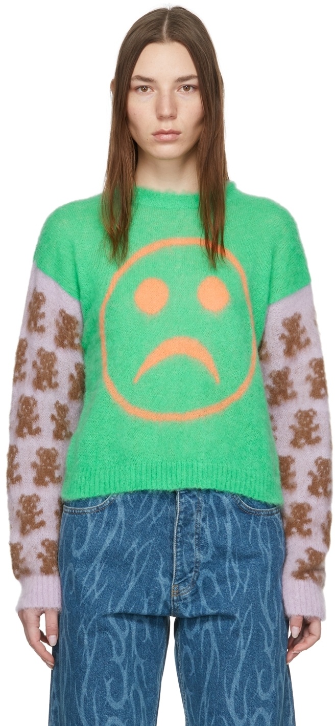 Photo: Ashley Williams Multicolor Knit Patterned Sweater