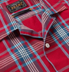 Beams Plus - Camp-Collar Checked Cotton Shirt - Red