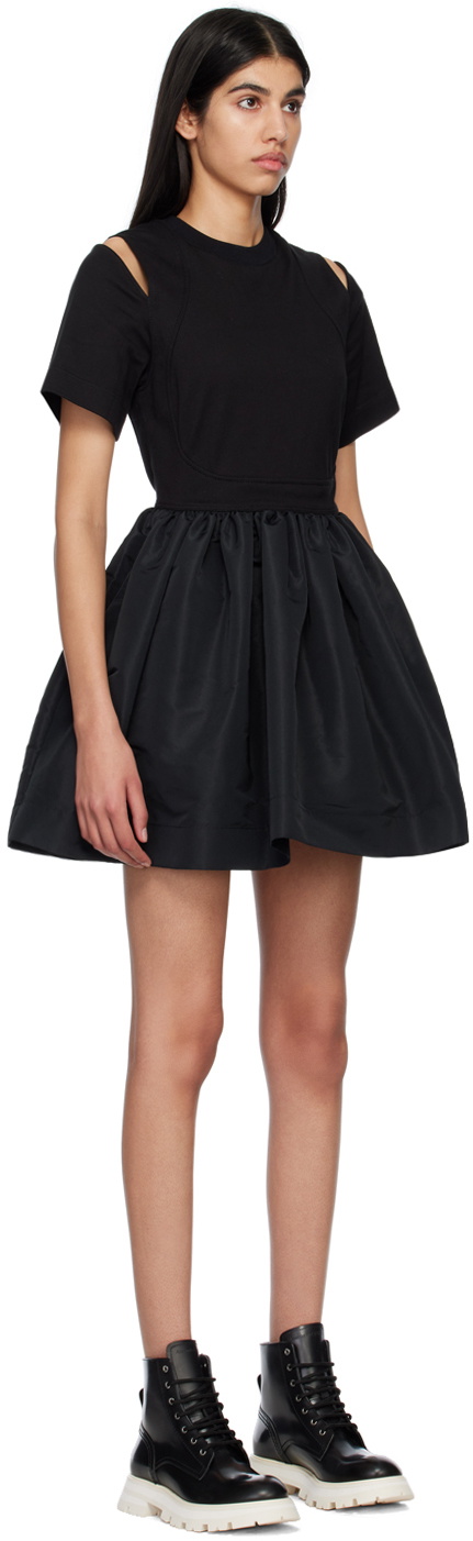 alexander mcqueen black mini dress Wool Mini Dress