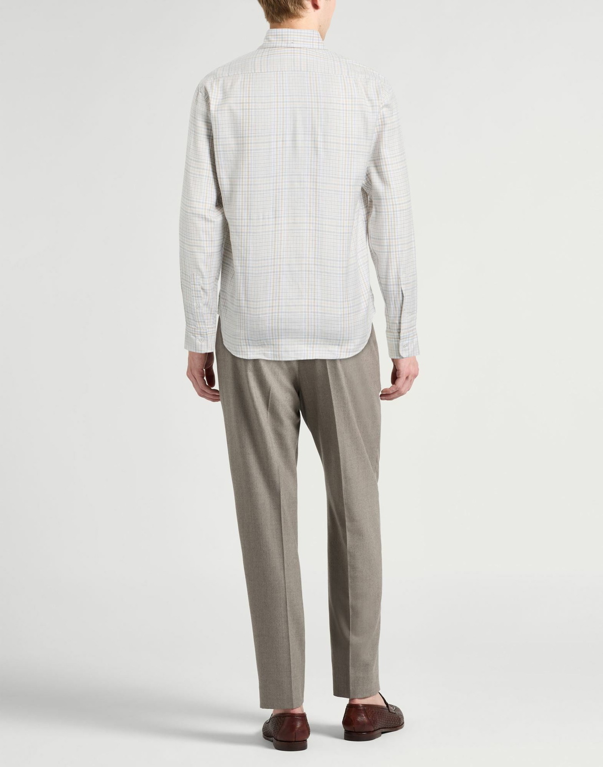 Fedeli Mens Shirt in Grey