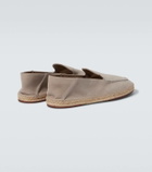 Loro Piana Seaside Walk suede espadrilles