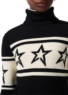 Perfect Moment Chopper Roll-neck Merino Wool Sweater Black
