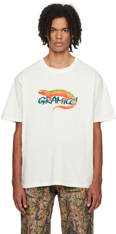 Photo: Gramicci White Salamander T-Shirt