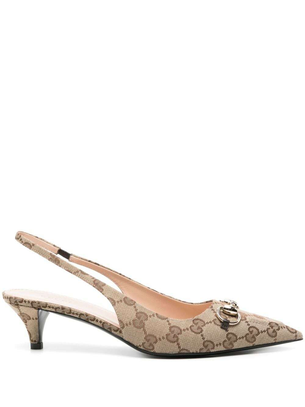 Escarpins Slingback Nickels Raman – Talons Or Motif Comprot, Neufs Avec étiquette, Femme