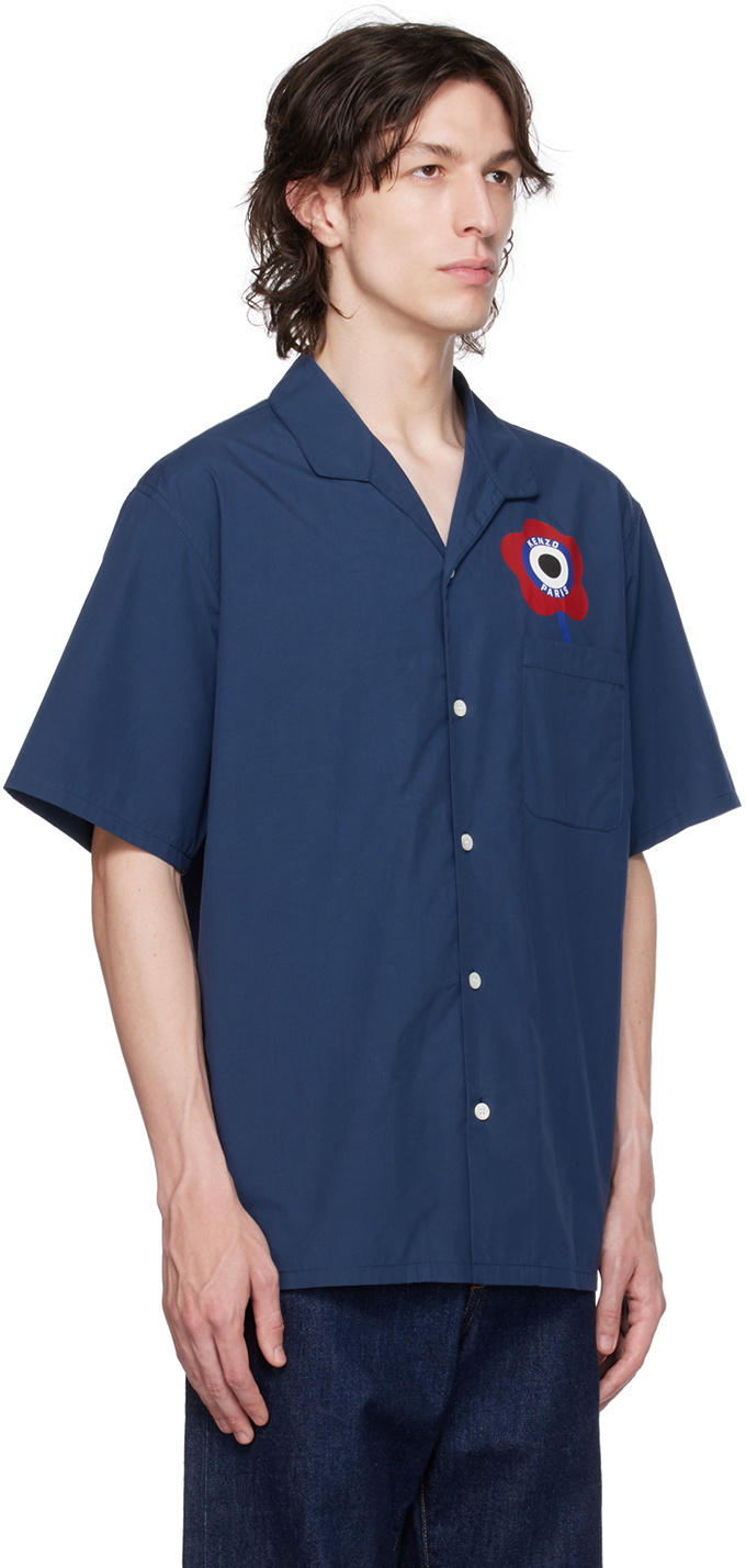 Kenzo Navy Kenzo Paris 'Kenzo Target' Shirt Kenzo