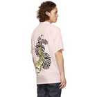 Double Rainbouu Pink Night Crawler Tiger Hawaiian Shirt