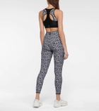 Adam Selman Sport French Cut leopard-print leggings