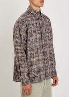 Picante Rocco Checked Cotton Shirt Brown