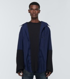 Balenciaga - BB cotton poplin and jersey top