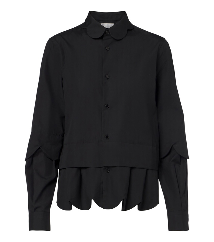 Photo: Noir Kei Ninomiya Layered cotton shirt
