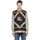 Burberry Multicolor Scarf Print Shirt