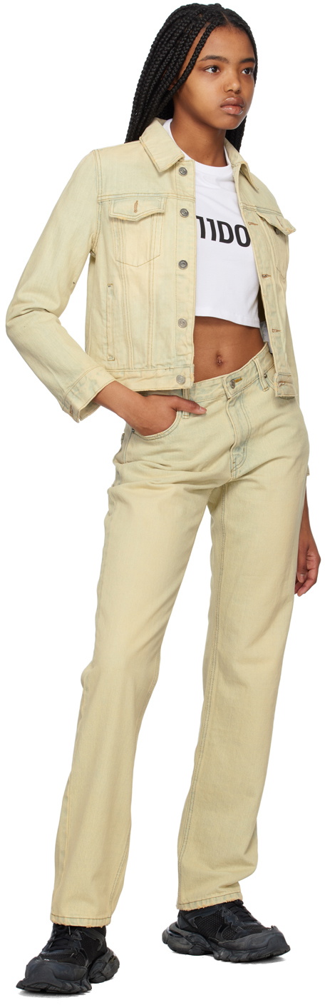 We11done White Cropped T-Shirt