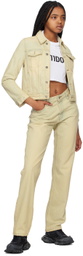 We11done White Cropped T-Shirt