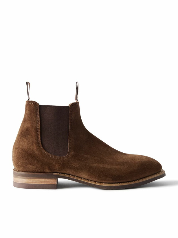 Photo: R.M.Williams - Comfort Craftsman Waxed-Suede Chelsea Boots - Brown