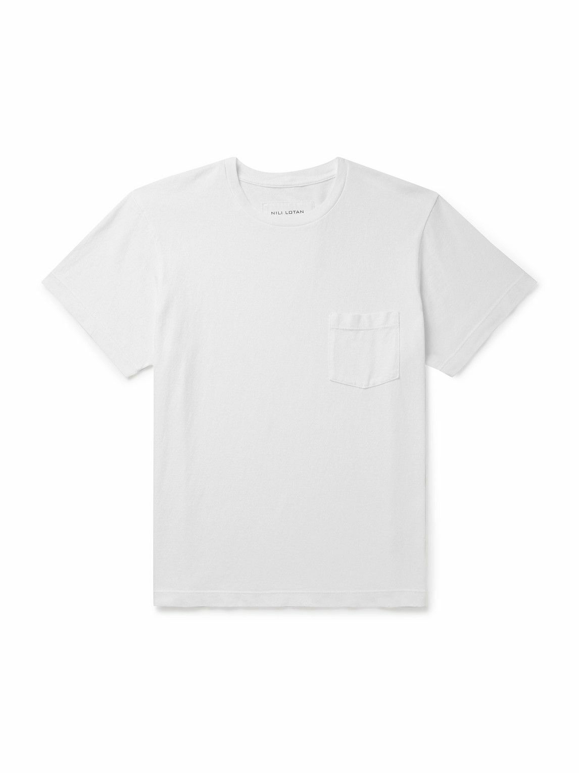 Nili Lotan - Brandon Cotton-Jersey T-Shirt - White