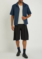 Casablanca Monogram Cotton Shirt Navy