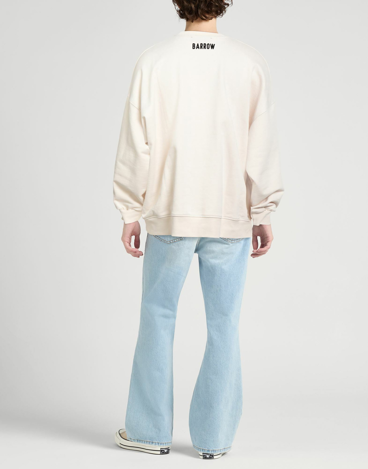 Barrow Mens Sweatshirt in Beige