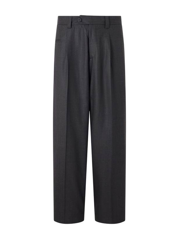 Photo: Enfants Riches Déprimés - Tapered Virgin-Wool Trousers - Gray