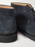 Tod's - Gommino Suede Chukka Boots - Blue