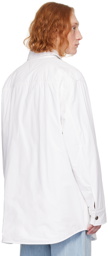 Bottega Veneta White Insulated Jacket