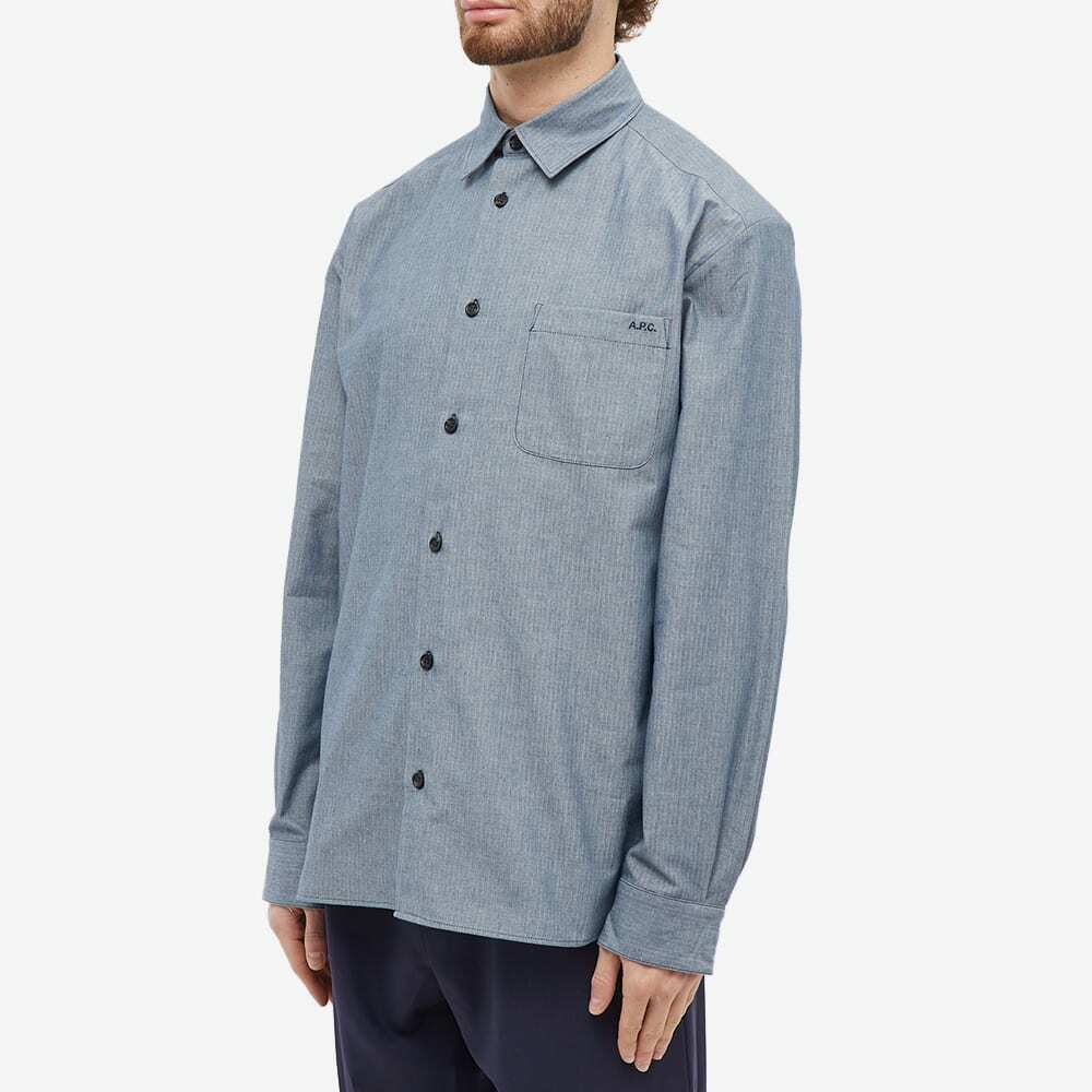 A.P.C Men's Shirt Niclas Brown