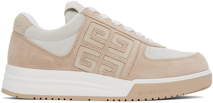 Photo: Givenchy Beige G4 Sneakers