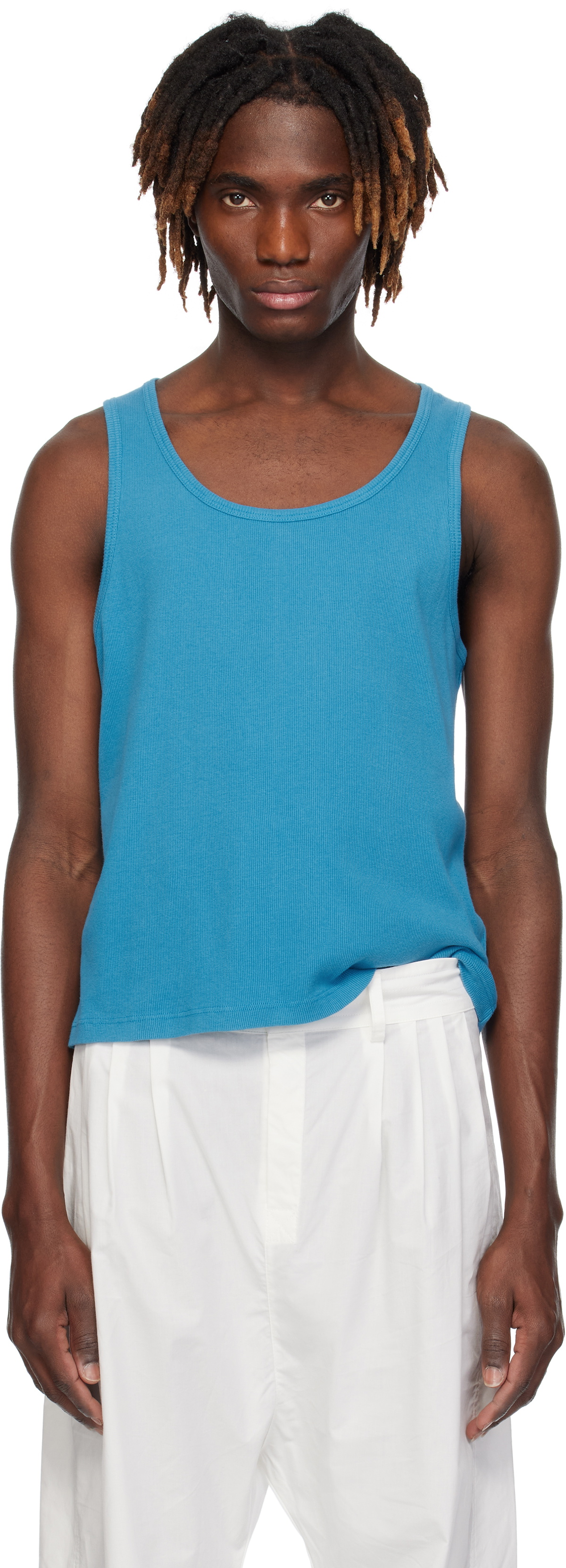 gimaguas mateo タンクトップ Gimaguas: Black Mateo Tank Top | SSENSE
