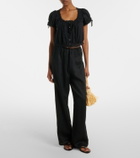 Dôen Lavon linen straight pants