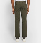 Barena - Stretch-Cotton Drill Trousers - Men - Green