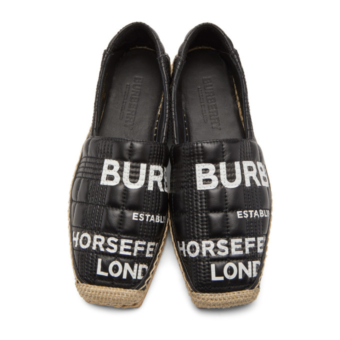 【関税＆送料込み】Burberry Espadrillas Burberry Men's Monogram Print Cotton Canvas Espadrilles