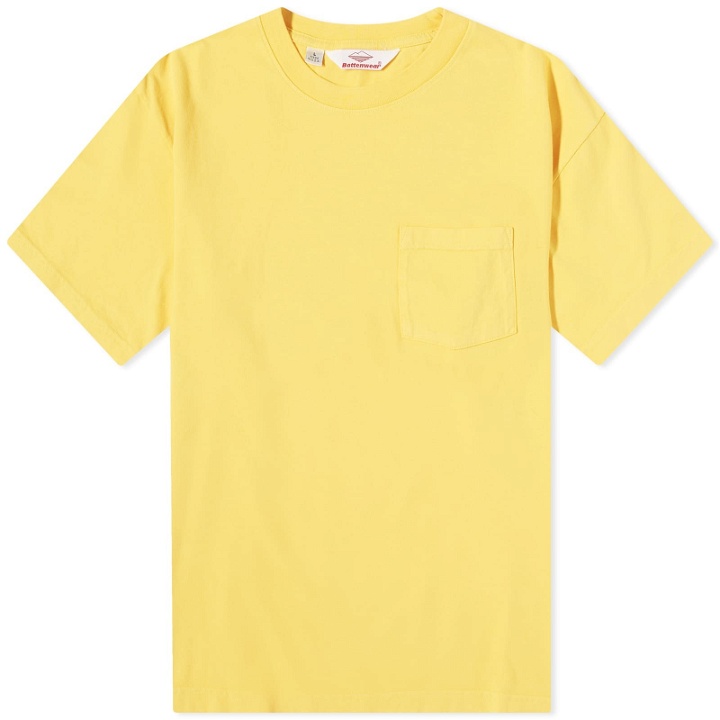 Photo: Battenwear Men's Pocket T-Shirt in Mustard