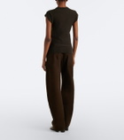 Lemaire Twisted belted barrel-leg jeans