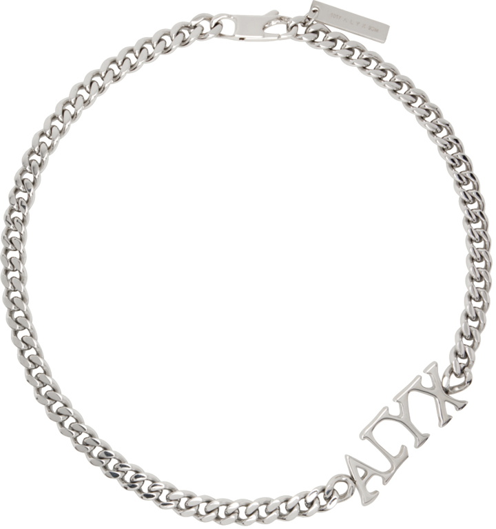 Photo: 1017 ALYX 9SM Silver Curb Chain Necklace