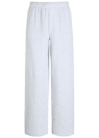 Skims Cotton-blend Straight-leg Sweatpants Light Grey