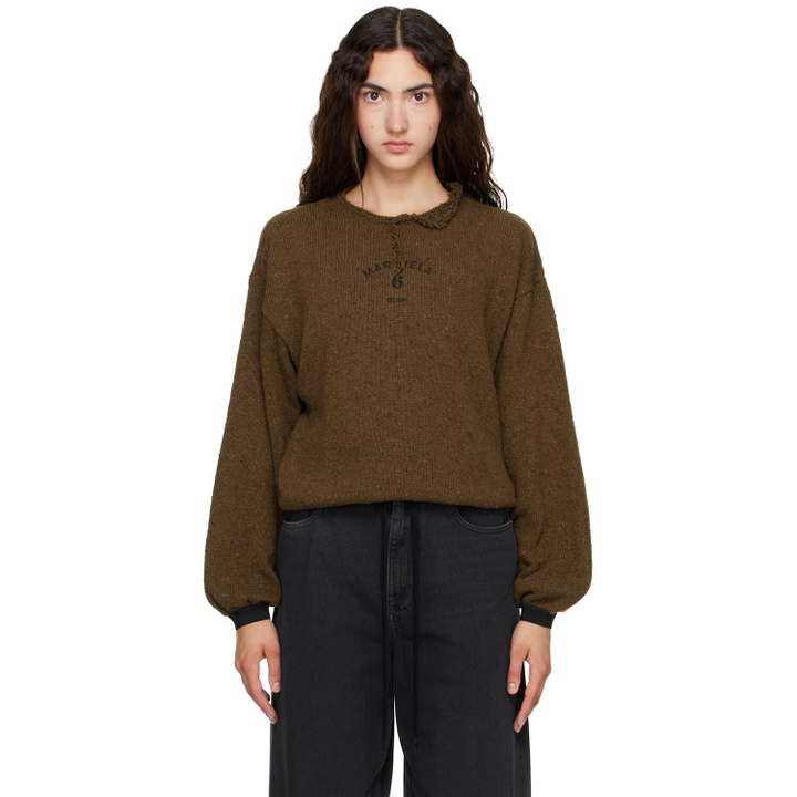 Photo: MM6 Maison Margiela Khaki Knit Sweater