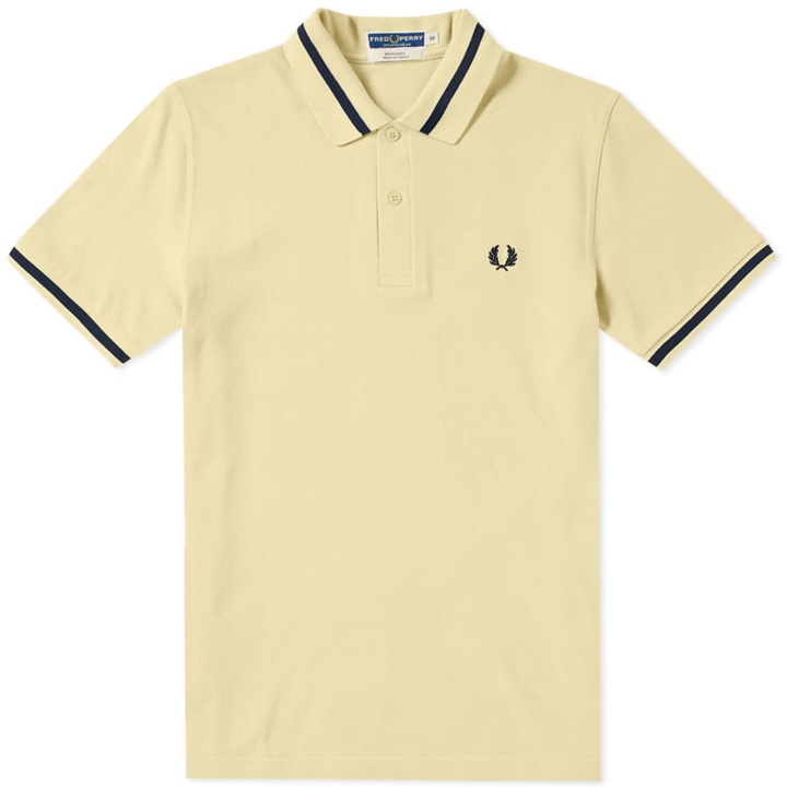 Photo: Fred Perry Reissues Original Single Tipped Polo Yellow