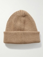 LOEWE - Logo-Embroidered Ribbed Wool Beanie