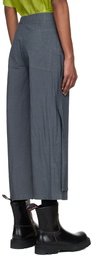 Eckhaus Latta Gray Nylon Trousers