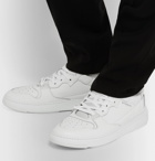 Givenchy - Wing Grosgrain-Trimmed Full-Grain Leather Sneakers - White