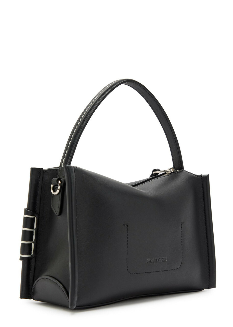 JW Anderson Loafer Small Leather top Handle bag - Black - One Size