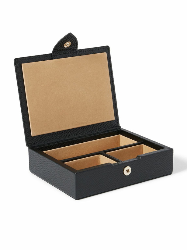 Photo: SMYTHSON - Small Panama Cross-Grain Leather Trinket Box