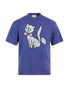 Aries Mens T-shirt Dark in Purple